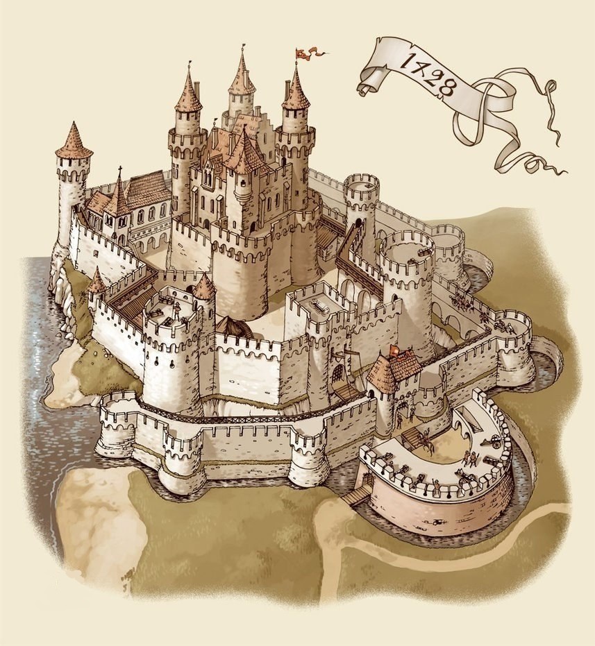 Замки раннего средневековья